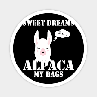 Sweet Dreams Alpaca Llama Magnet